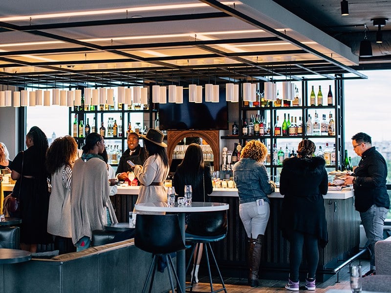 Washington DC Bars Perch Rooftop Lounge
